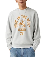 Levi's Men's Relaxed Fit Long Sleeve Logo Graphic Sweatshirt