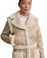 Nvlt Women's Shearling 4 1 Coat