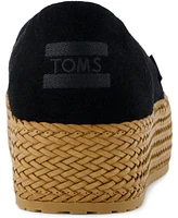 Toms Women's Valencia Suede Platform Espadrilles