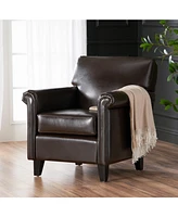 Classic Brown Club Chair: Timeless Elegance And Comfort