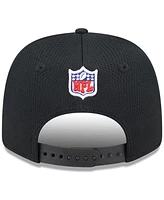 New Era Men's Black Las Vegas Raiders 2024 Sideline 9SEVENTY Stretch-Snap Hat