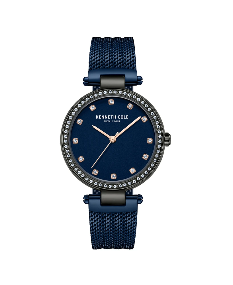 Kenneth Cole New York Women's Classic Blue Stainless Steel 34mm