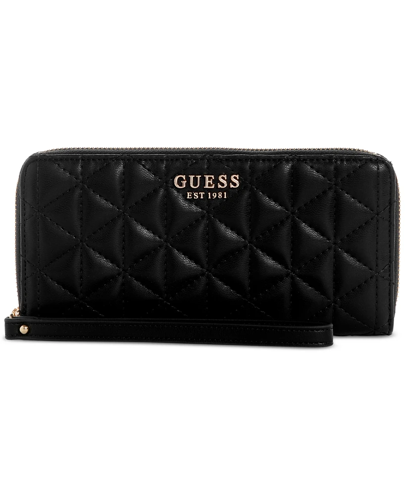 Guess Kori Slg Large Zip Around Wallet