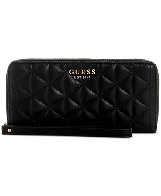 Guess Kori Slg Large Zip Around Wallet