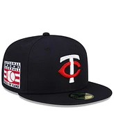 New Era Men's Navy Minnesota Twins National Baseball Hall of Fame 59FIFTY Fitted Hat