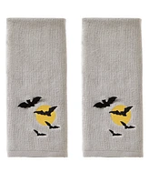 Skl Home Full Moon Flight Cotton 2 Piece Hand Towel, 16" x 25"