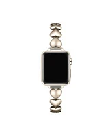 Posh Tech Lover Heart Stainless Steel Band For Apple Watch