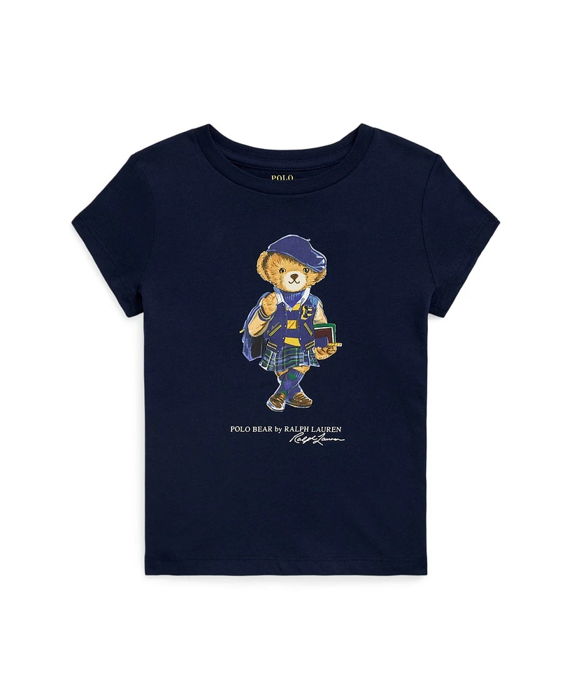 Polo Ralph Lauren Toddler and Little Girls Bear Cotton Jersey Tee