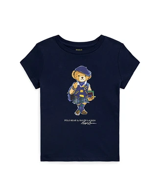 Polo Ralph Lauren Toddler and Little Girls Bear Cotton Jersey Tee