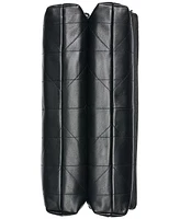 Karl Lagerfeld Paris Lavande Large Leather Shoulder Bag
