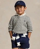 Polo Ralph Lauren Toddler and Little Boys Cable-Knit Cotton Sweater