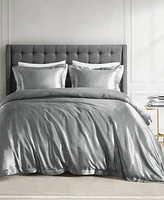 Madison Park Essentials Satin Luxury 4-Pc. Comforter Set, Full/Queen