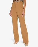 Calvin Klein Petite Mid Rise Straight Leg Pants