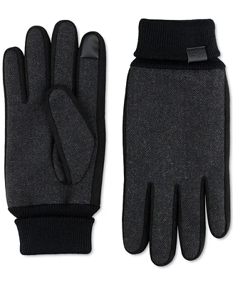 Kenneth Cole Reaction Men's Herringbone Tech Gloves