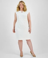 Kasper Plus Sleeveless Sheath Dress