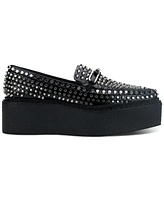 Jeffrey Campbell Choux-St Lace-Up Studded Flatform Oxfords