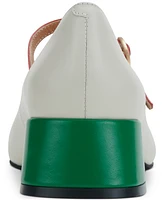 Jeffrey Campbell Jitterbug Cap-Toe Block-Heel Mary Jane Pumps