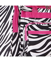 World Traveler 16-Inch Zebra Gym Bag Duffle Bag