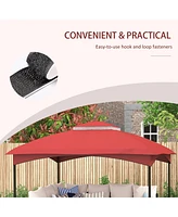 Streamdale Furniture 10' x 12' Gazebo Canopy Replacement (Top Only)