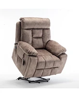 Streamdale Furniture Electric Oversized Lounge Chair with Hidden Cup Holder