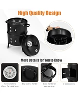 Skonyon 3-in-1 Charcoal Bbq Grill Cambo with Built-in Thermometer