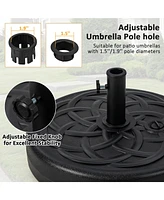 Skonyon 22 Inch Fillable Heavy-Duty Round Patio Umbrella Base Stand