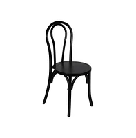 Merrick Lane Lowry Thonet Style Solid Wood Dining Chair With Stackable Design And Elegant Finish