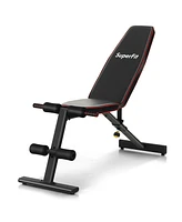 Skonyon Adjustable Weight Bench Strength Training Bench for Full Body Workout