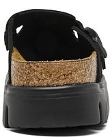 Birkenstock Women's Boston Chunky Suede Leather Platform Sandals from Finish Line