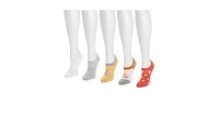 Muk Luks Women's Set of 5 Pickleball No Show Socks