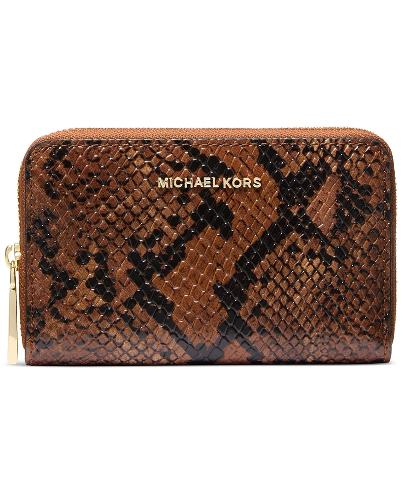 Michael Kors Jet Set Small Zip Around Card Case