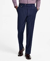 Tayion Collection Men's Regular-Fit Pinstripe Suit Pants
