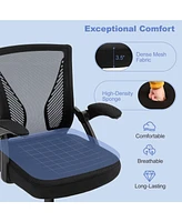 Costway Adjustable Ergonomic Office Chair with Flip-Up Armrests 30° Rocking Backrest