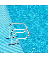 Skonyon Stainless Steel Swimming Pool Hand Rail with Base Plate