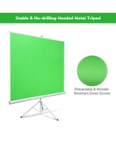 Yescom Integrated Green Screen Backdrop Stand Kit Photography Background Support System
