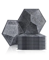 Sonic Acoustics Hexagon Soundproof Panels 14"x12"x0.4" - 12 Pack