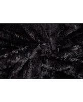 Chanasya Premium Throw Blanket & Pillow Cover - Long Faux Fur Fuzzy Sherpa (50" x 65”) 2 Covers (18" 18”)