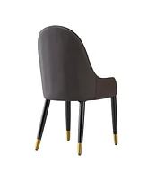 Modern Pu Leather Dining Chair (Set of 2)