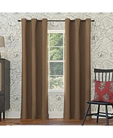 Sun Zero Preston Grommet Top Blackout Curtain Panel, 40" x 84"