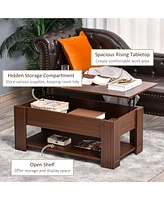 39" Lift-Top Coffee Table with Storage