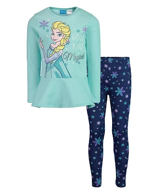 Frozen Toddler Girls Disney Sweatshirt and Leggings Outfit Set