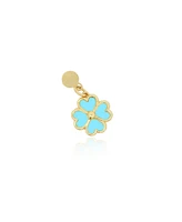 The Lovery Turquoise Four Leaf Clover Charm