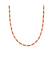 The Lovery Coral Bar Necklace