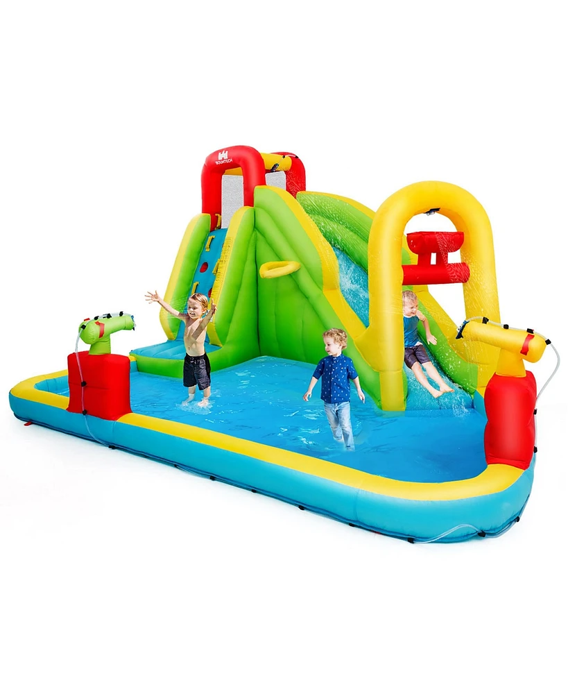 Costway Inflatable Water Slide Kids Bounce House Without Blower