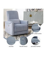 Mondawe Swivel And Rocker Power Recliner Chair