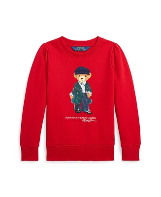 Polo Ralph Lauren Toddler and Little Girls Bear Fleece Sweatshirt