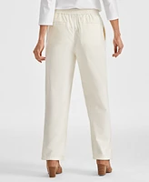 Style & Co Women's Cotton Corduroy Drawstring Pants, Created for Macy's