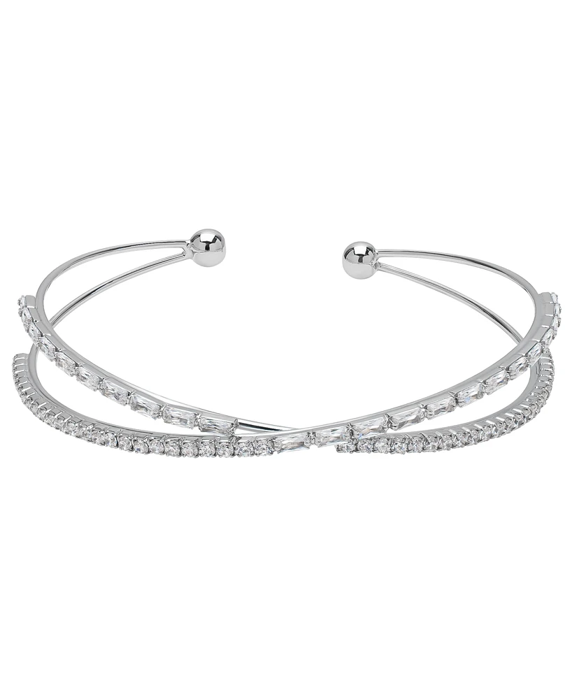 Macy's Cubic Zirconia Crisscross Bangle