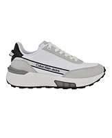 Calvin Klein Women's Khalli Almond Toe Casual Lace-up Sneakers