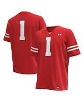 Under Armour Men's 1 Wisconsin Badgers Replica Football Jersey